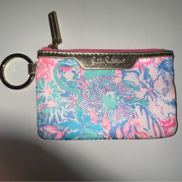 NWOT LILLY PULITZER WALLET KEY CHAIN POUCH - Picture 1 of 3